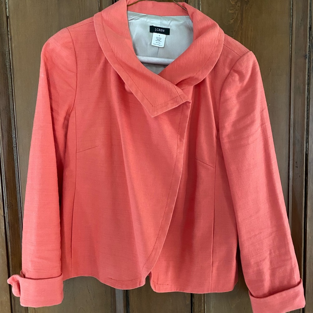 J. Crew Women’s blazer salmon color